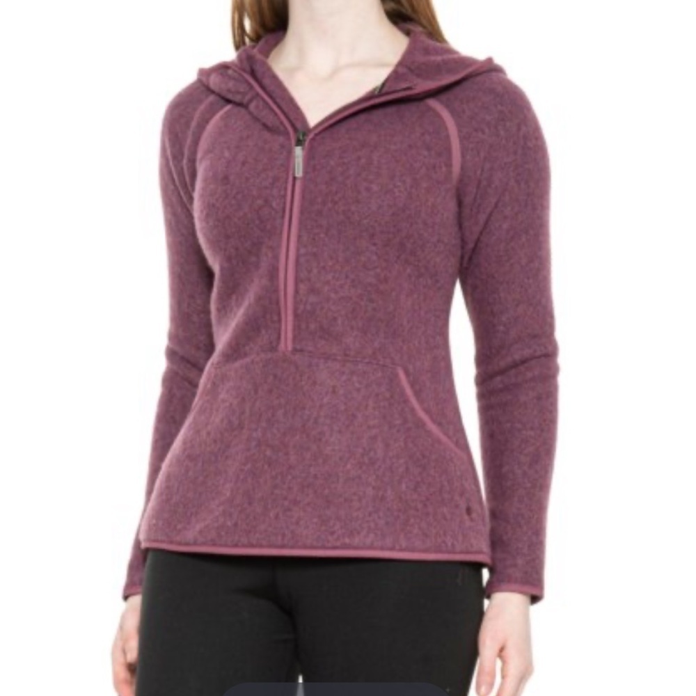 SmartWool Hudson Trail Fleece Hoodie - Wool-Blend, Zip Neck